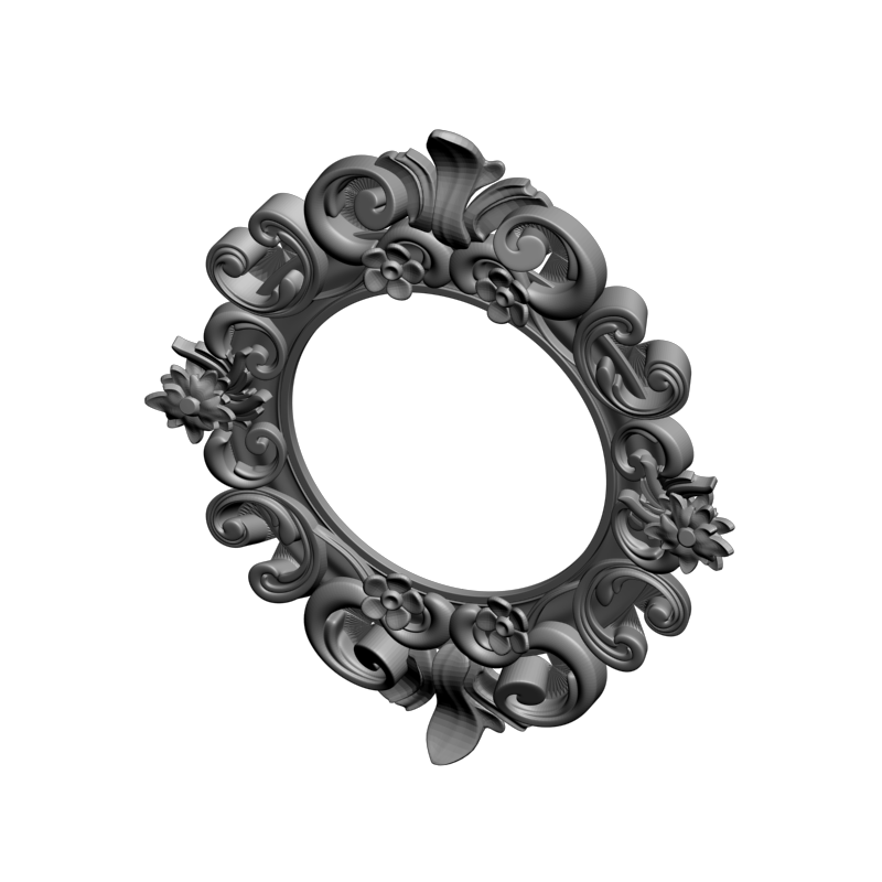 картинка Рамка резная D14-631 3D-STL.COM