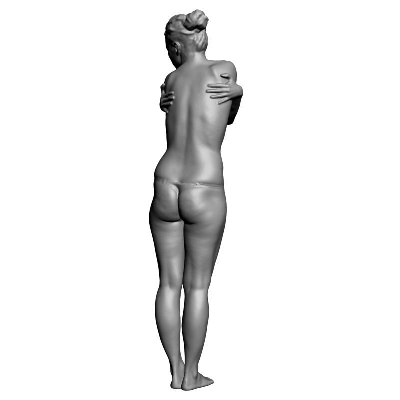 картинка Голая девушка L3-228 3D-STL.COM