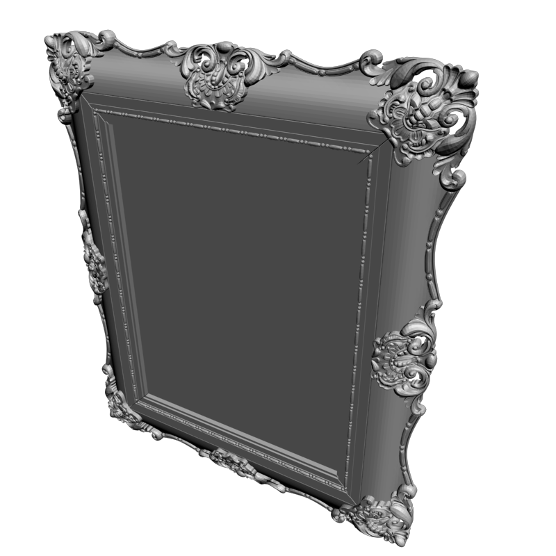 картинка Рама резная D14-428 3D-STL.COM