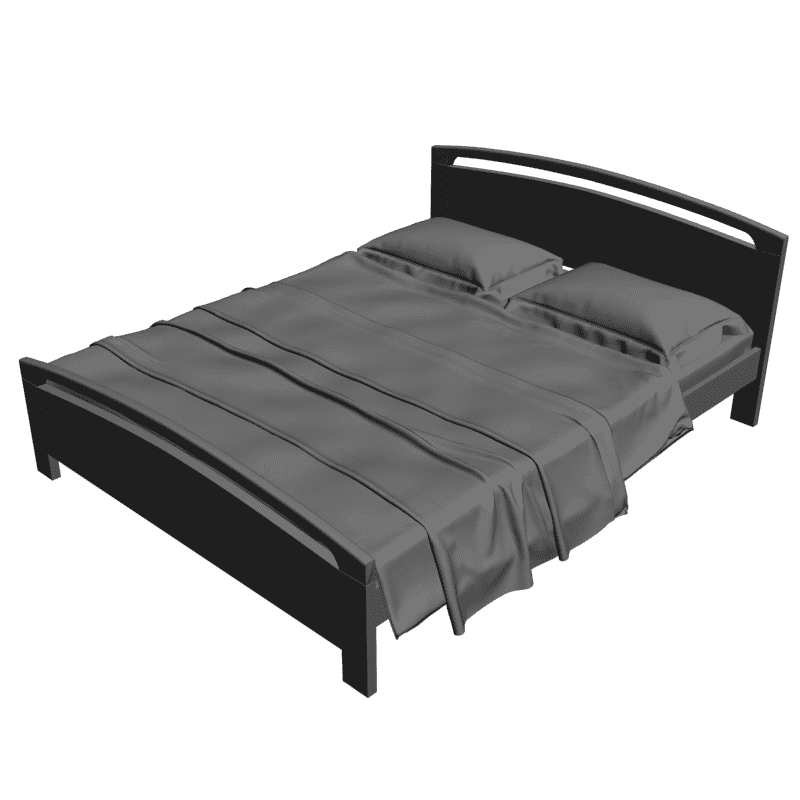картинка Кровать Alba M4-180 3D-STL.COM