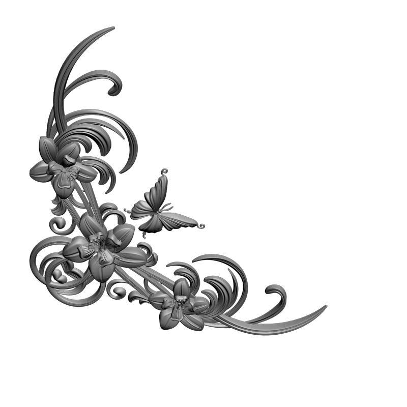 картинка Угловой элемент D19-056 3D-STL.COM