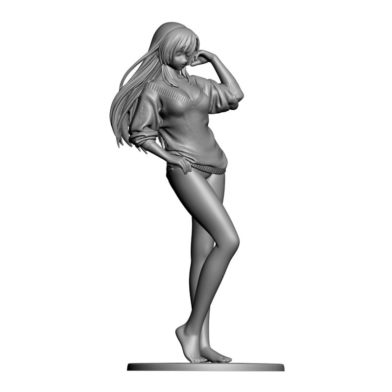 картинка Мизуки Казами аниме девочка L3-424 3D-STL.COM