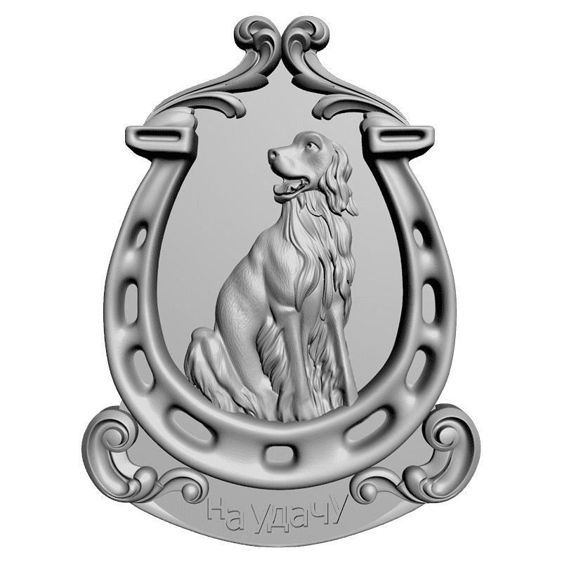 картинка Подкова на удачу P4-011 3D-STL.COM