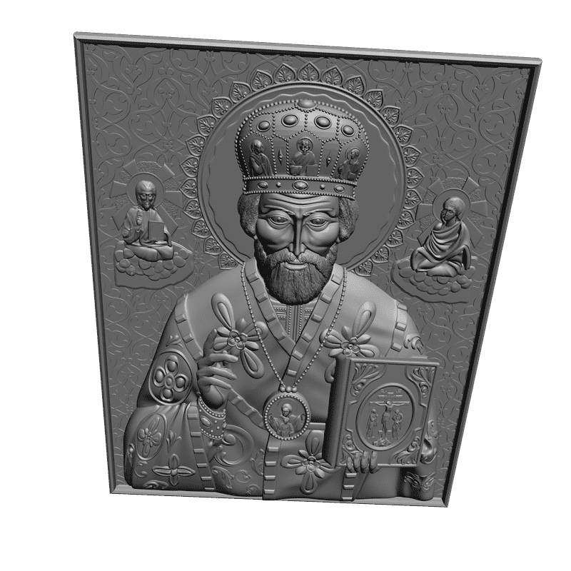 картинка Святой Николай V3-186 3D-STL.COM