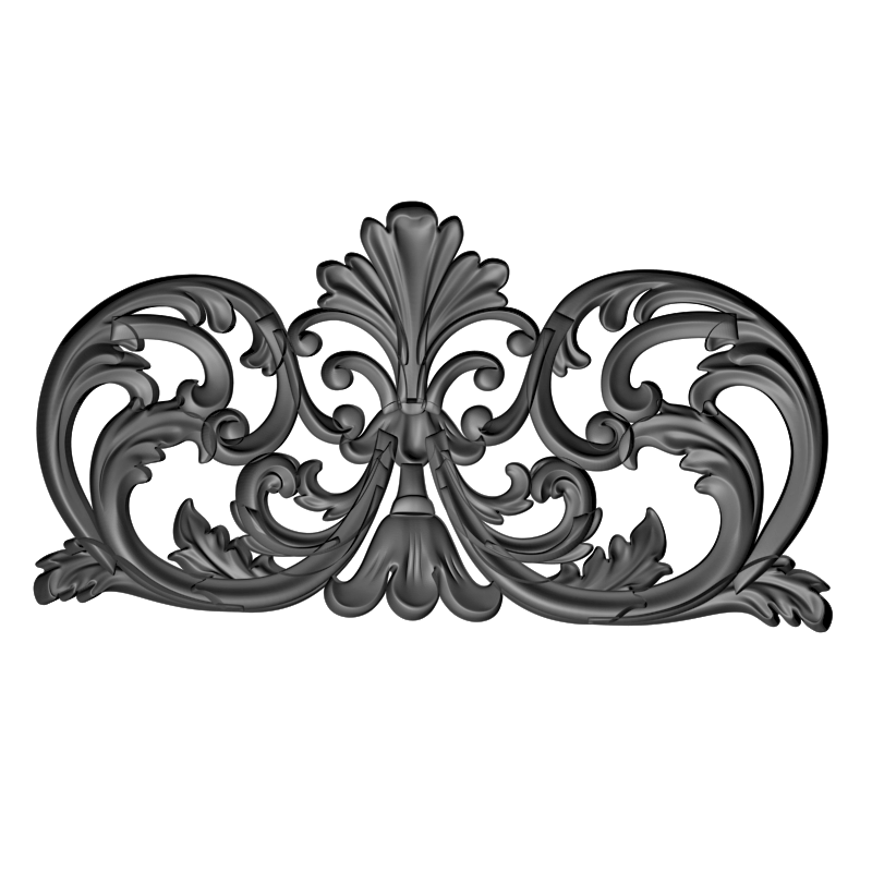 картинка Накладка декоративная рамная D10-393 3D-STL.COM