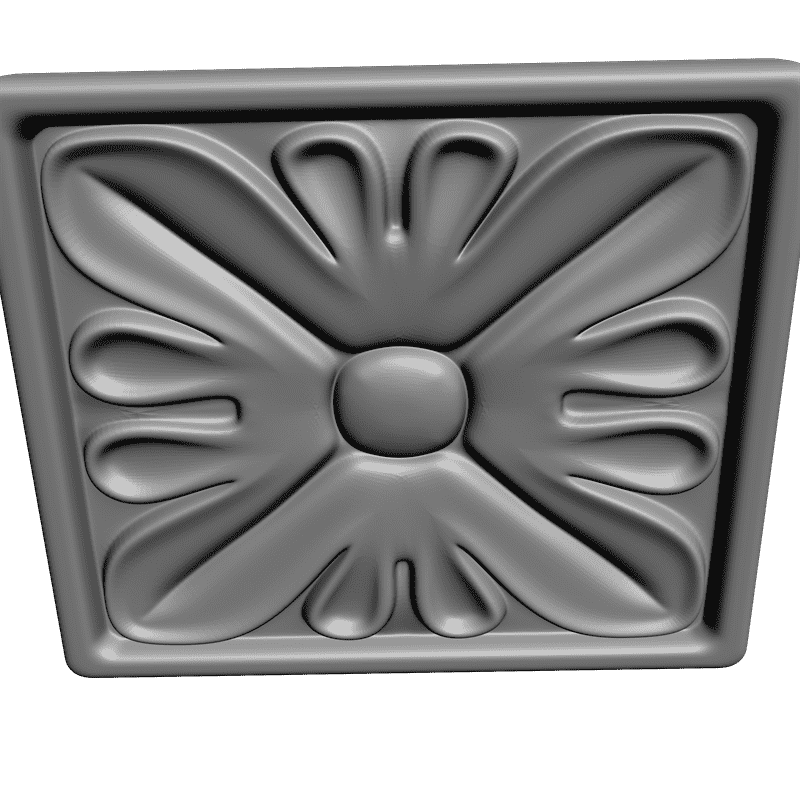картинка Розетка резная D16-168 3D-STL.COM