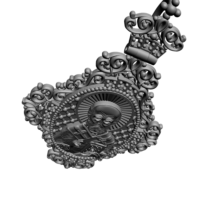 картинка Крестик RY4-038 3D-STL.COM
