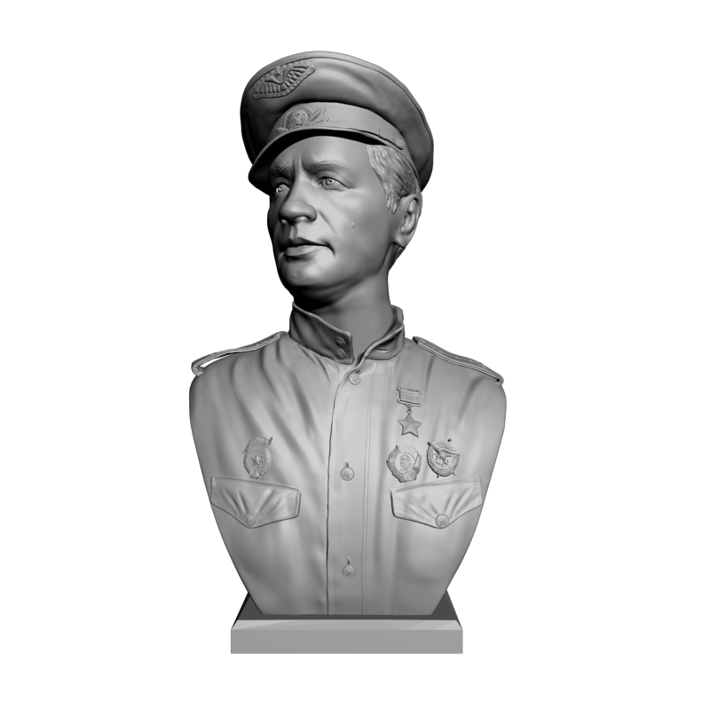 картинка Бюст  Иду в бой L2-095 3D-STL.COM