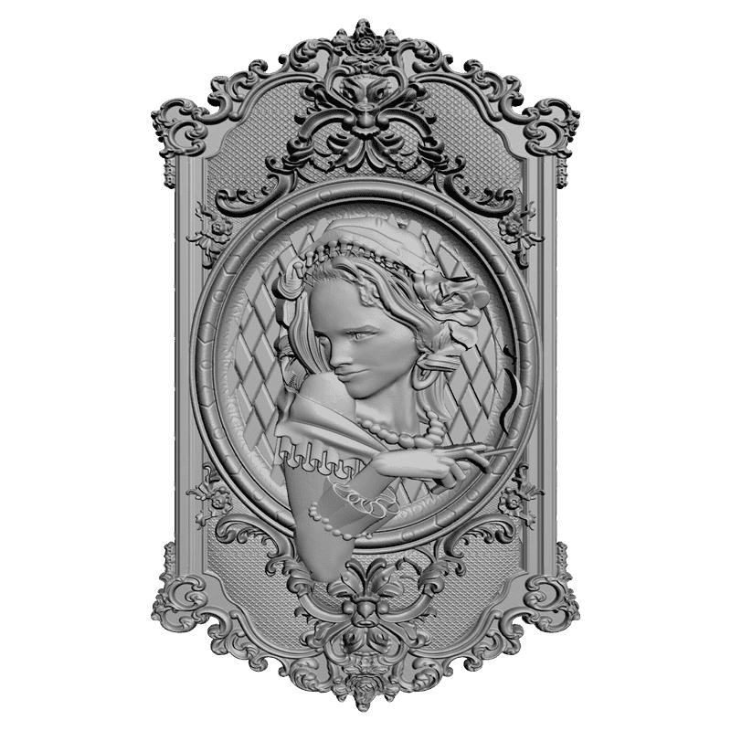 картинка Девушка L1-044 3D-STL.COM