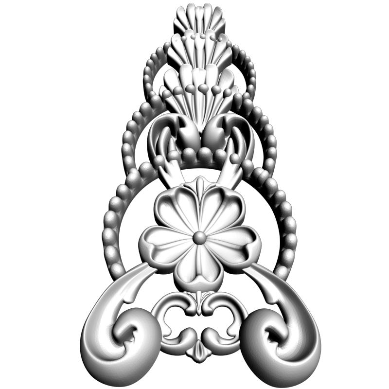 картинка Накладка резная D10-271 3D-STL.COM
