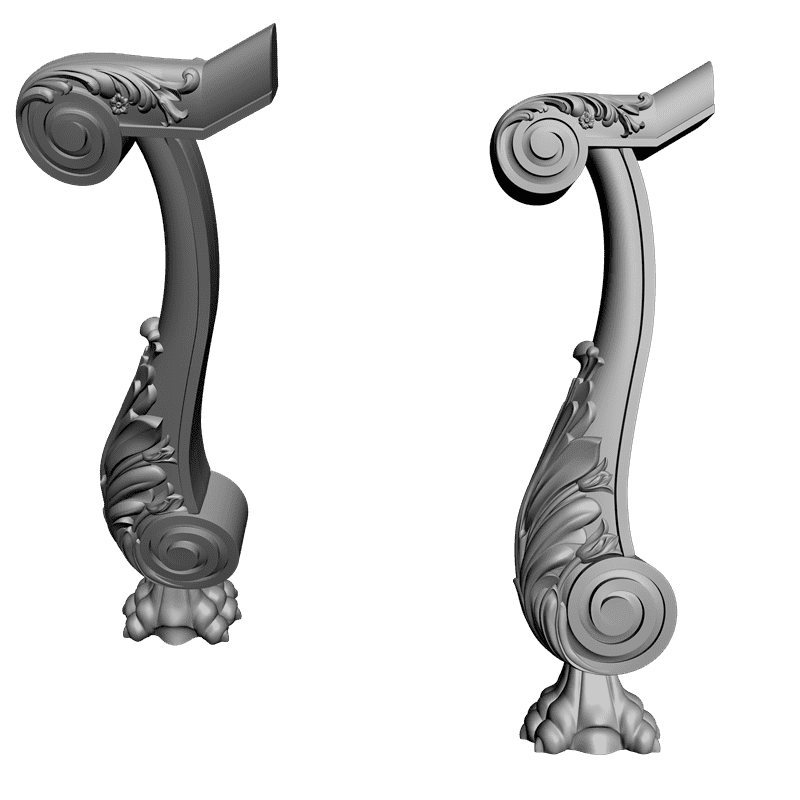 картинка Столб резной D17-040 3D-STL.COM