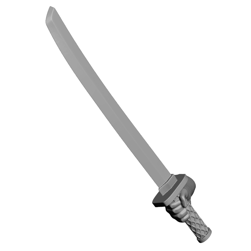 картинка Правая рука с мечём PI1-330 3D-STL.COM