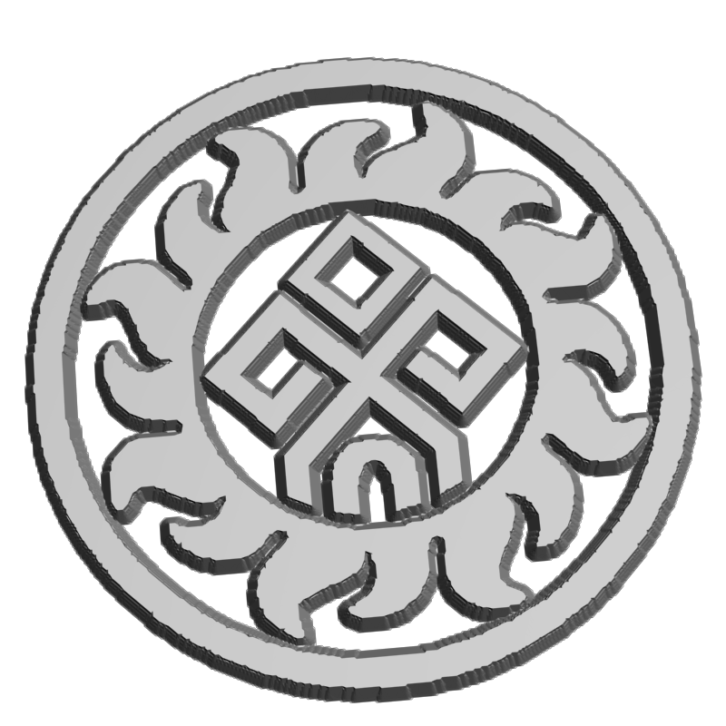 картинка Знак Чура RY6-045 3D-STL.COM