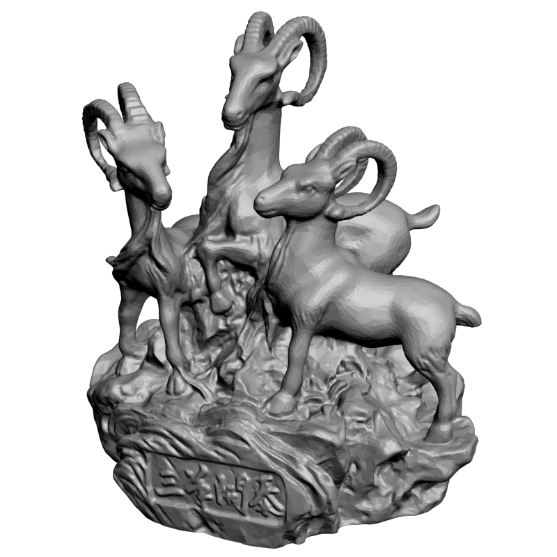 картинка Три козла F1-205 3D-STL.COM