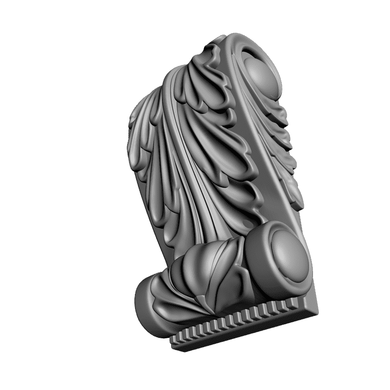 картинка Кронштейн резной D9-144 3D-STL.COM