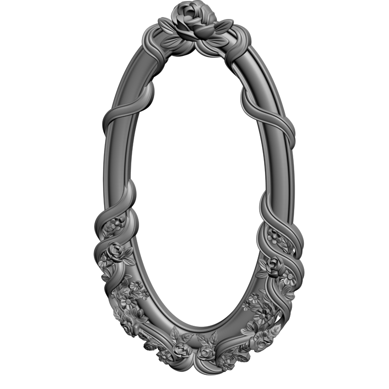 картинка Овальное зеркало D14-374 3D-STL.COM