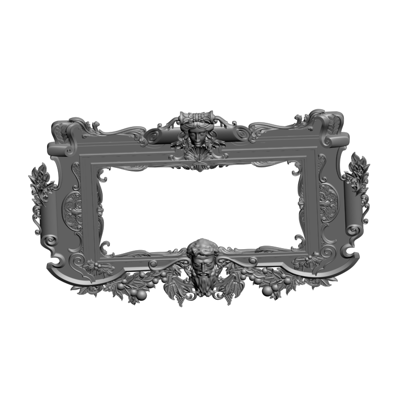 картинка Рама резная D14-472 3D-STL.COM