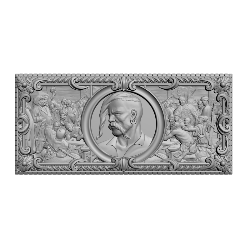 картинка Казаки правая PI2-099 3D-STL.COM