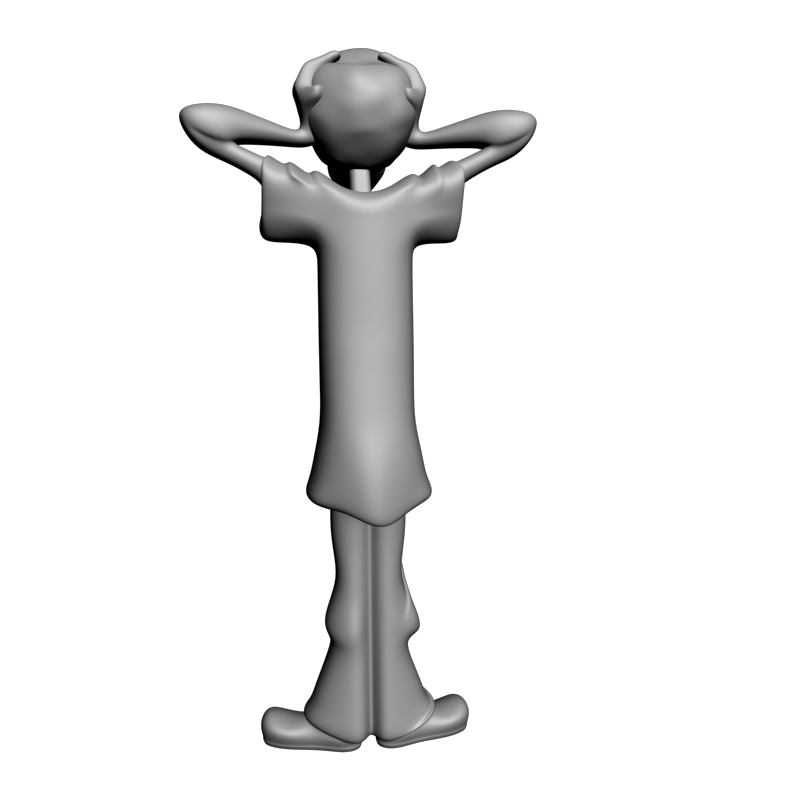 картинка Лохматый из мультика PI1-570 3D-STL.COM