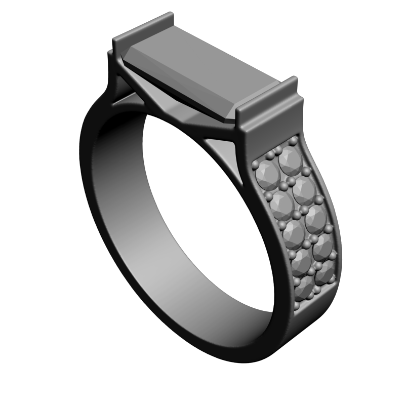 картинка Кольцо RY2-163 3D-STL.COM