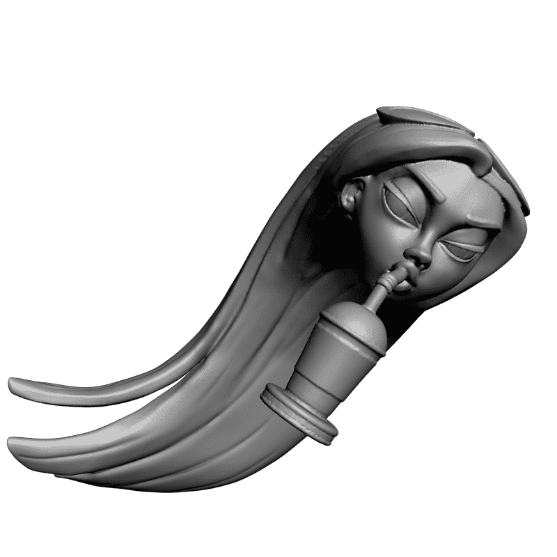 картинка Набор 6 деталей Девушка PI1-106 3D-STL.COM