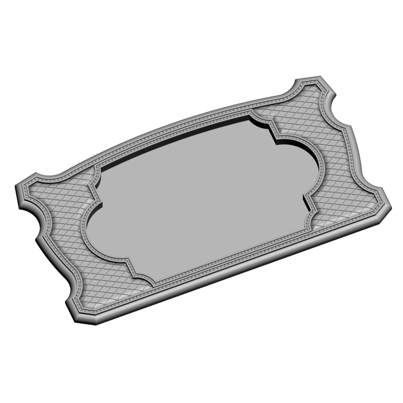 картинка Нарды левая PI2-122 3D-STL.COM