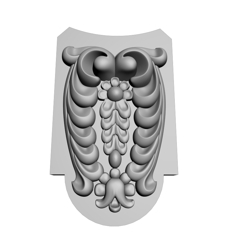 картинка Элемент декора D10-474 3D-STL.COM