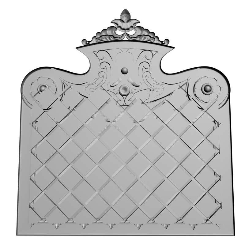 картинка Накладка декоративная D10-427 3D-STL.COM