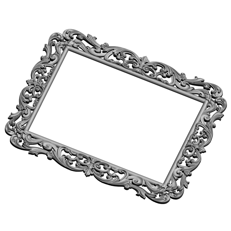 картинка Рама резная D14-568 3D-STL.COM