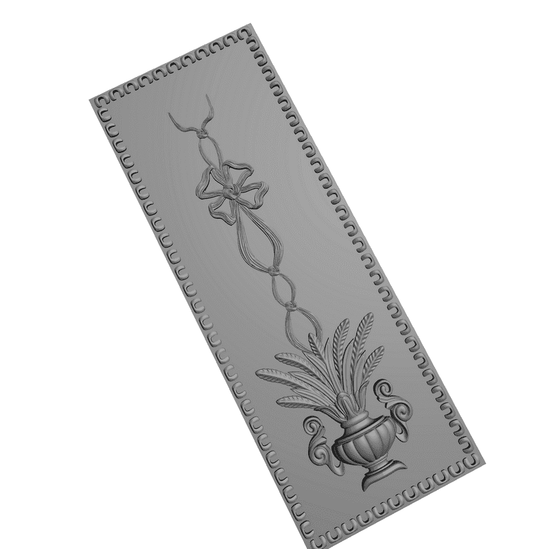 картинка Дверь резная H3-010 3D-STL.COM