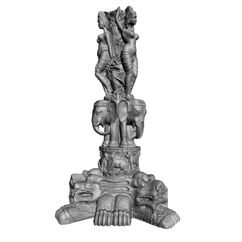 картинка Тайский Слон Башня P4-301 3D-STL.COM