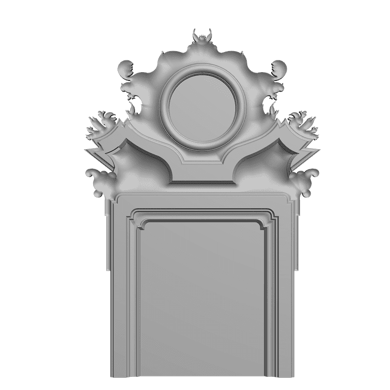 картинка Часы резные P3-036 3D-STL.COM