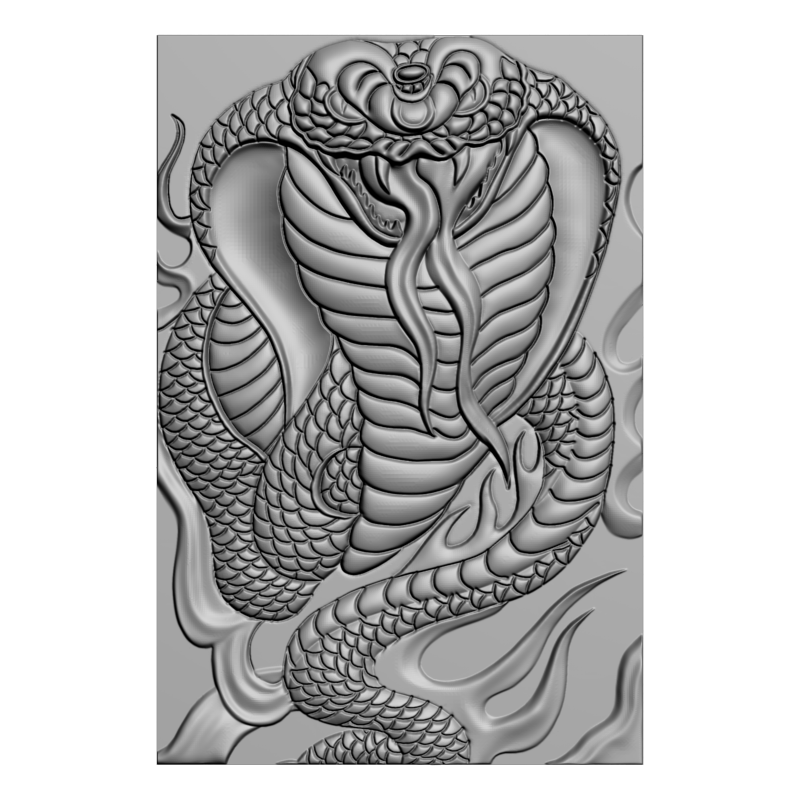 картинка Кобра D12-556 3D-STL.COM