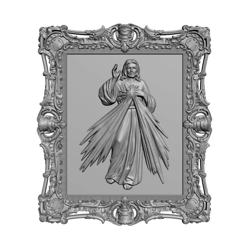 картинка Иисус V3-369 3D-STL.COM