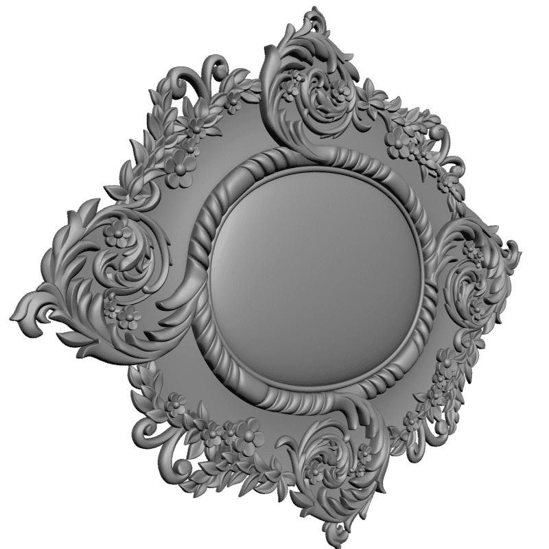 картинка Розетка резная D16-237 3D-STL.COM