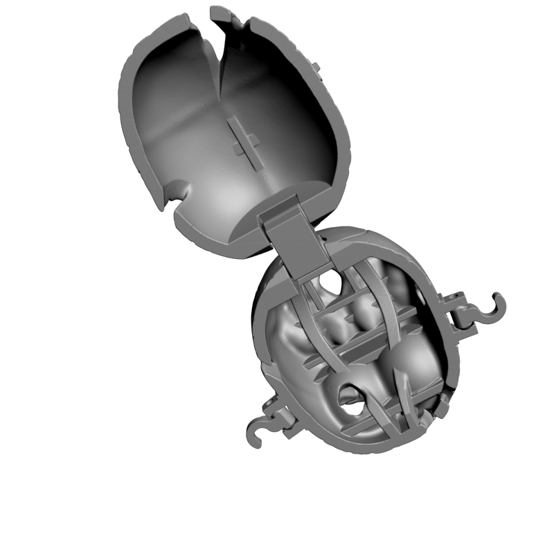 картинка Коробка череп P4-467 3D-STL.COM