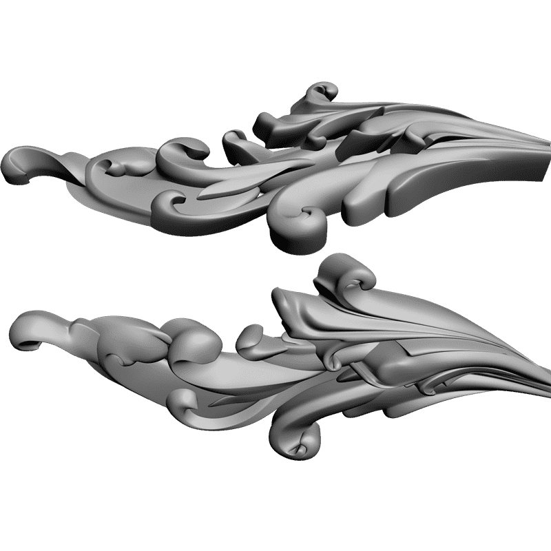 картинка Накладка резная D10-192 3D-STL.COM