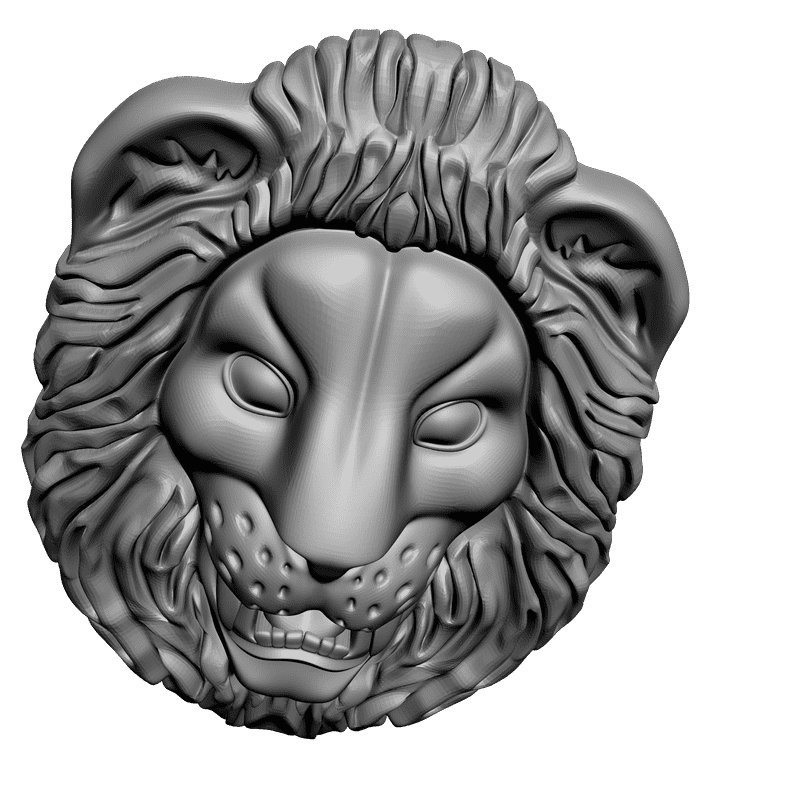 картинка Лев F1-066 3D-STL.COM
