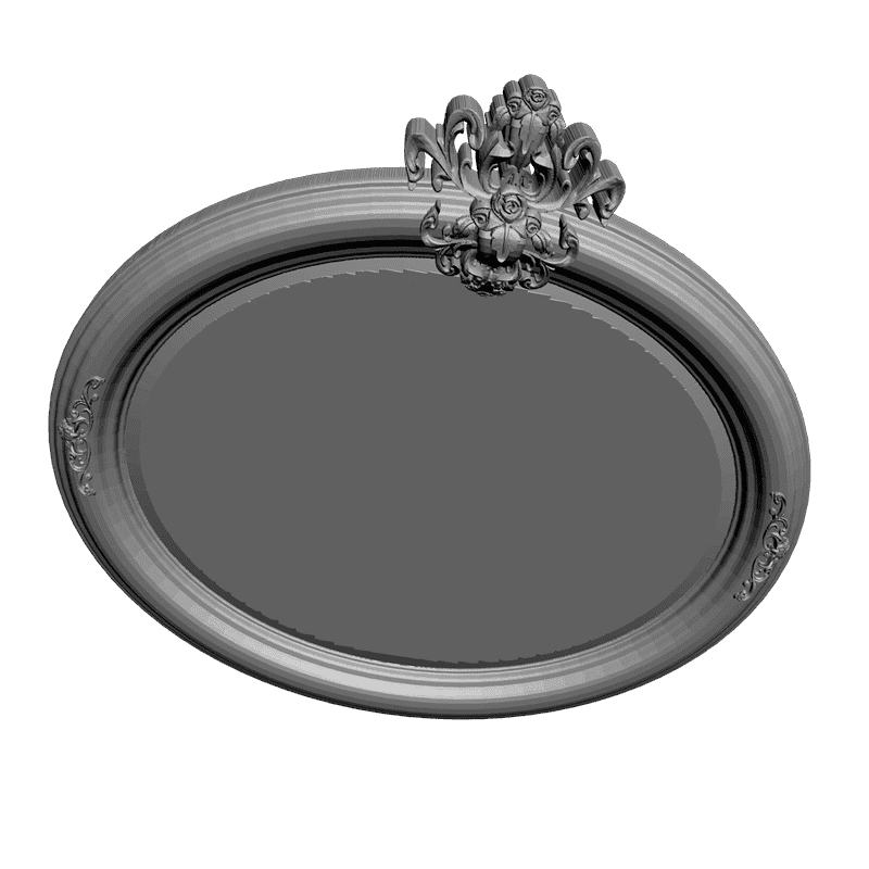 картинка Рамка овальная D14-263 3D-STL.COM