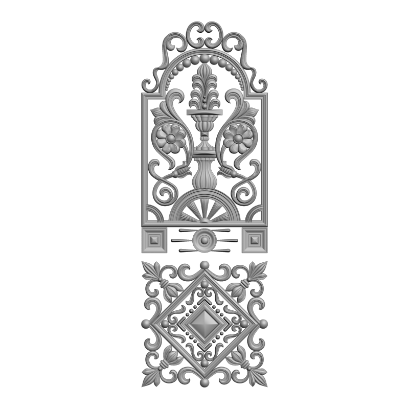 картинка Накладка на двери H3-096 3D-STL.COM