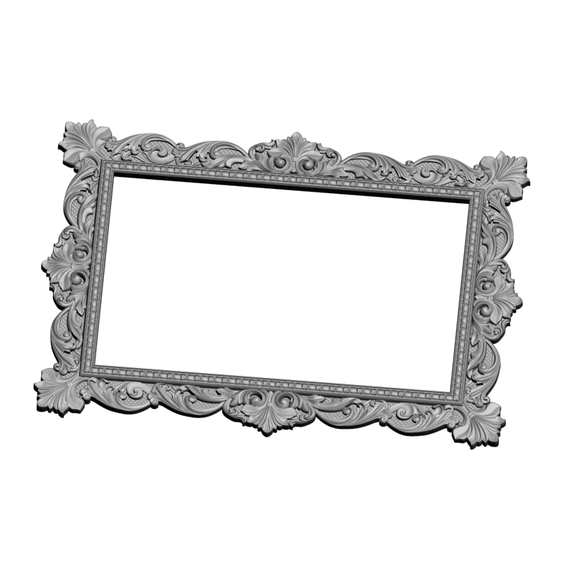 картинка Рама резная D14-504 3D-STL.COM
