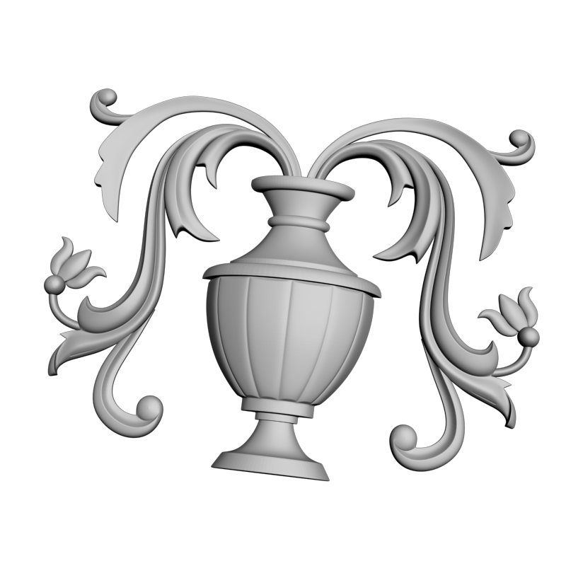 картинка Элемент декора D10-497 3D-STL.COM
