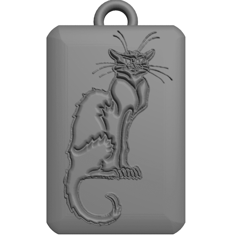 картинка Кот RY5-068 3D-STL.COM