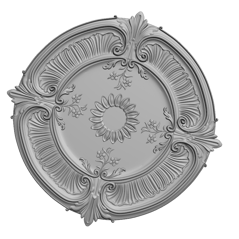 картинка Розетка декоративная D16-268 3D-STL.COM