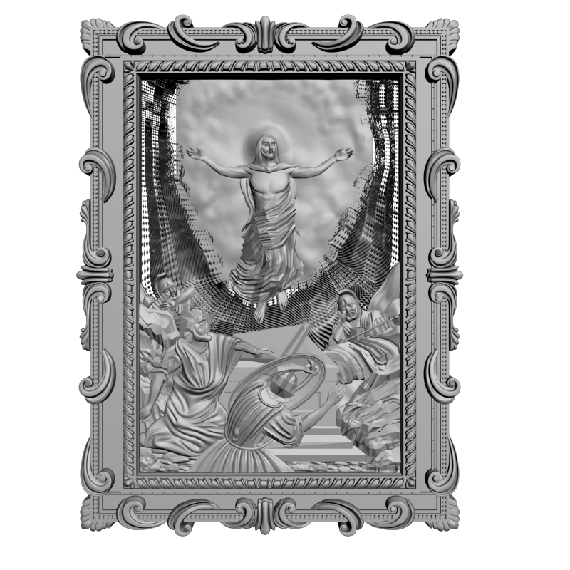 картинка Иисус V3-364 3D-STL.COM