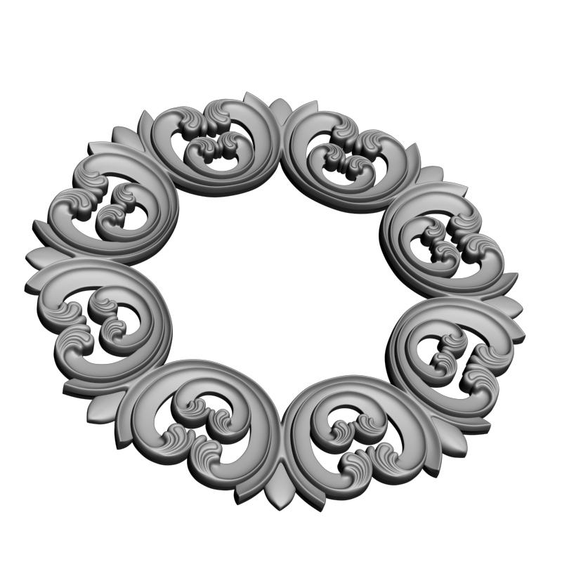 картинка Рама резная D14-549 3D-STL.COM
