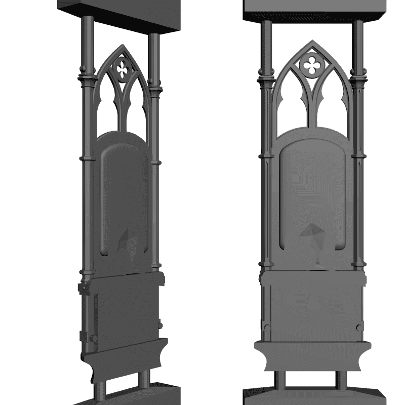 картинка Набор шахмат. Крестоносцы PI3-096 3D-STL.COM