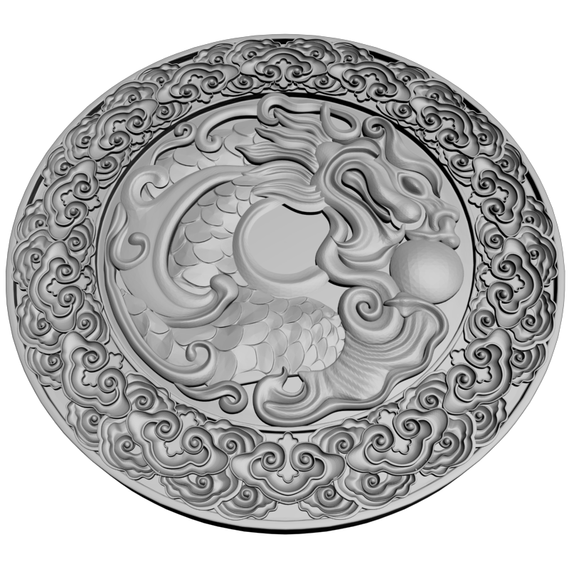 картинка Дракон D10-337 3D-STL.COM