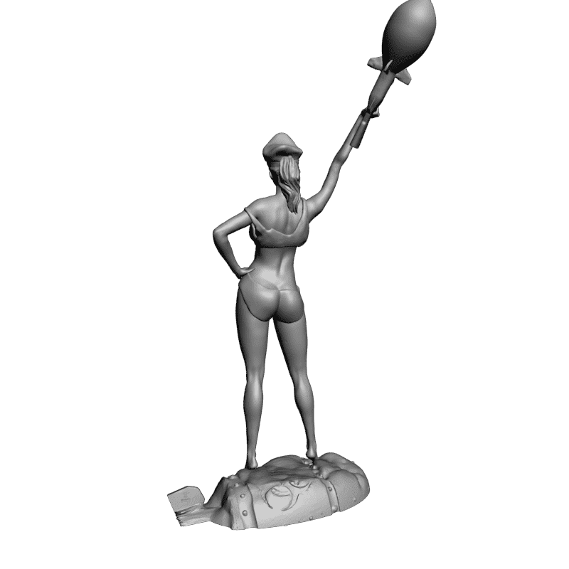 картинка Ядерная Мисс L3-134 3D-STL.COM