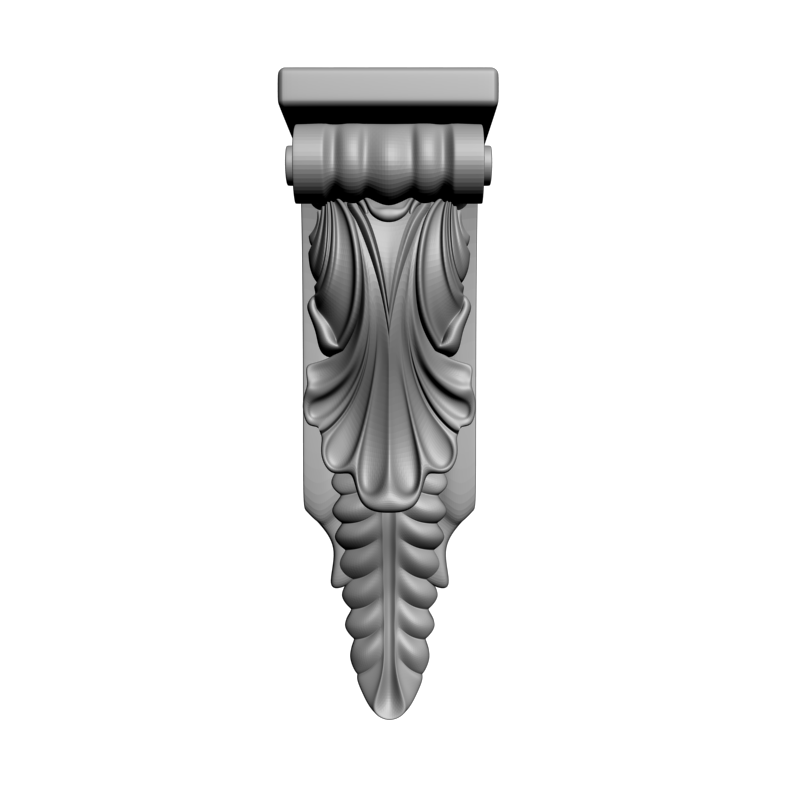 картинка Кронштейн резной D9-229 3D-STL.COM